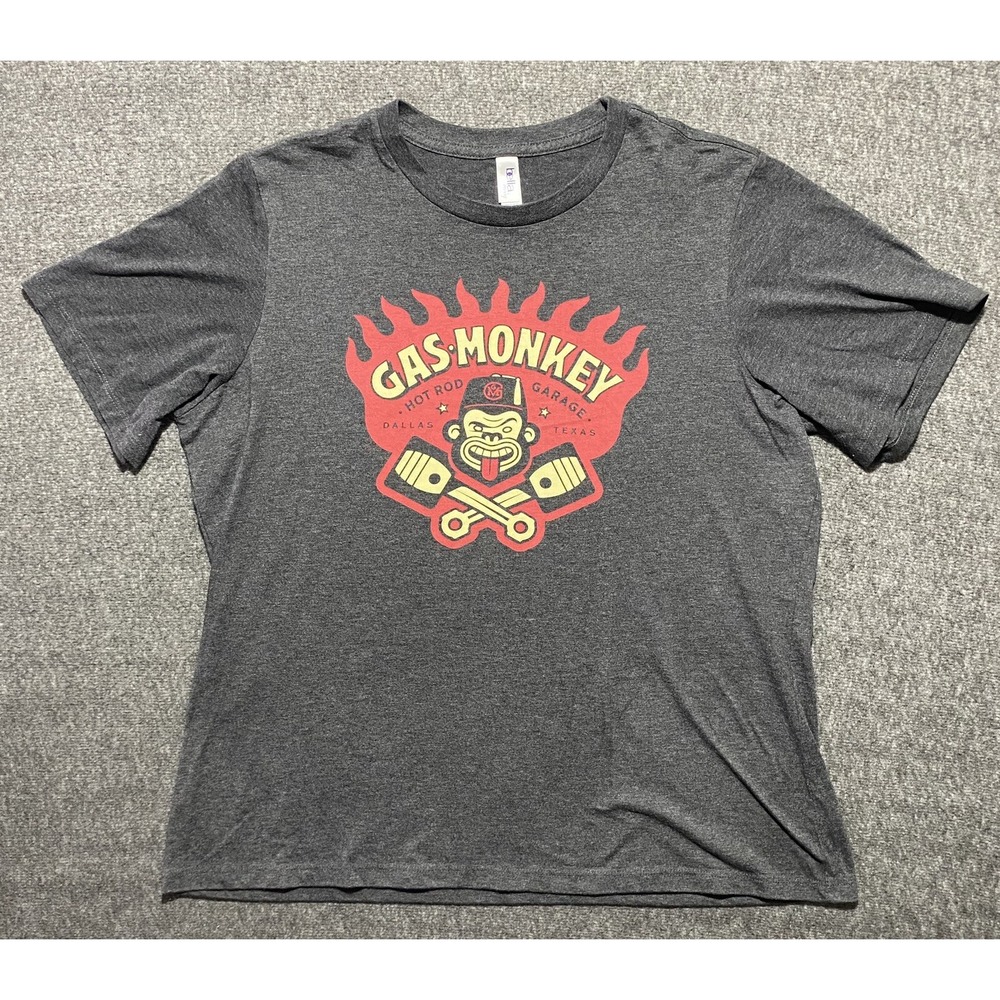Gas Monkey Shirt Womens XL Black Short Sleeve